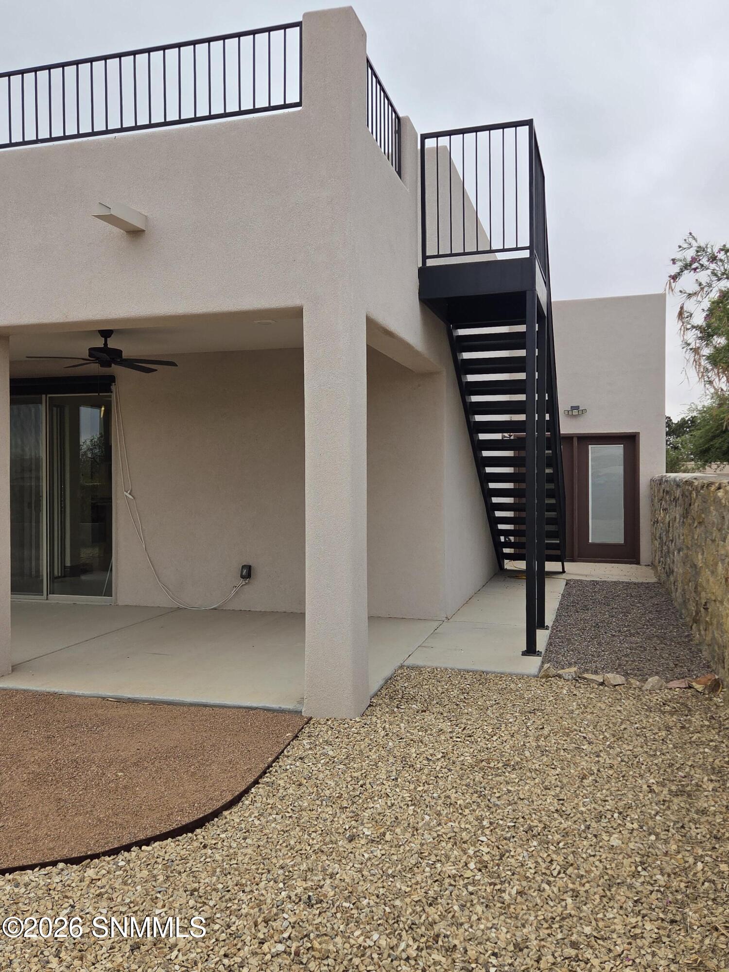 stairs to deck