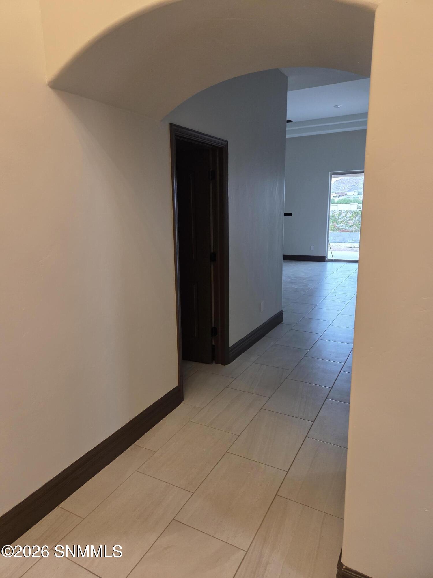 Hallway to living area