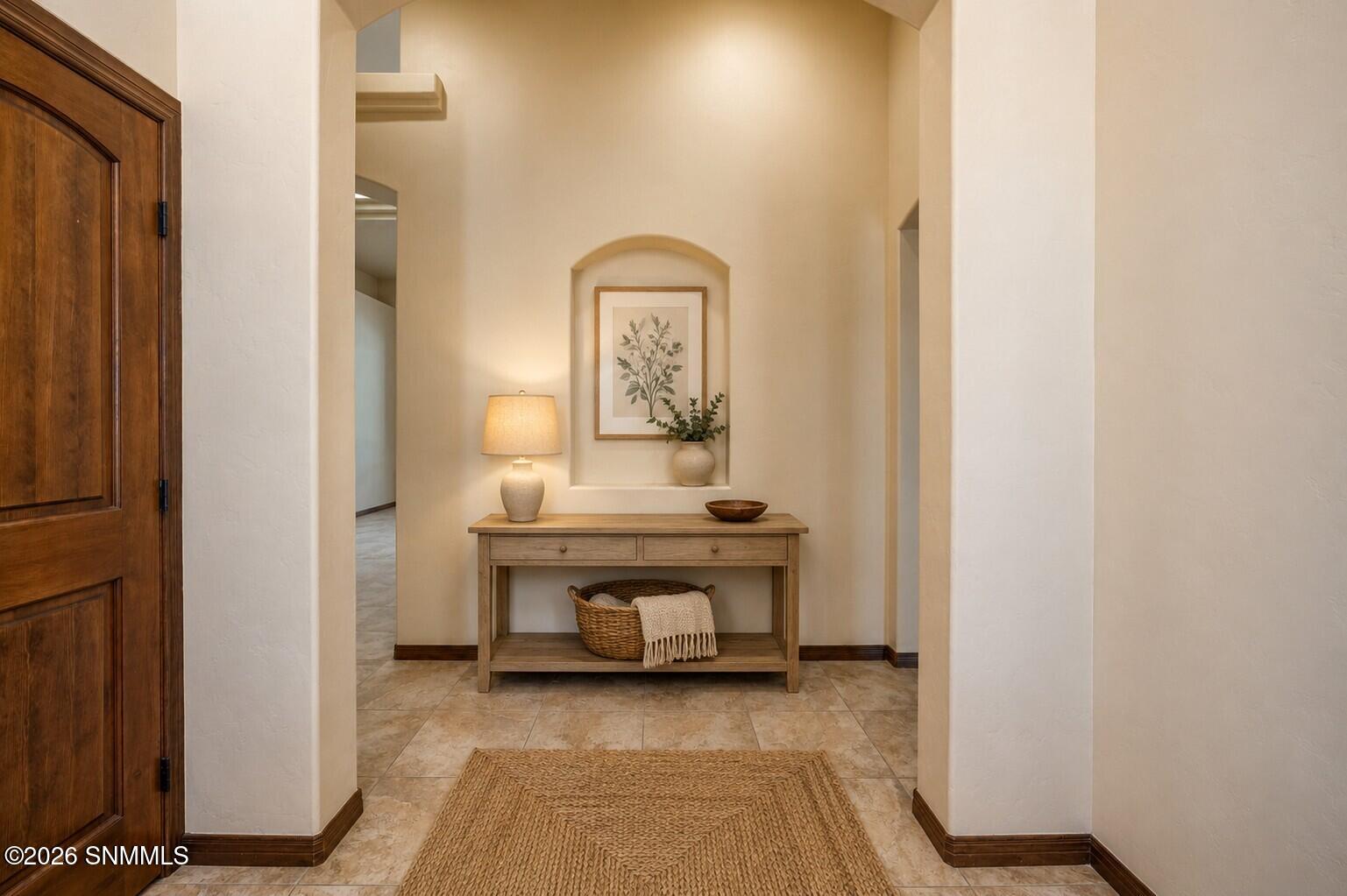 hallway staged