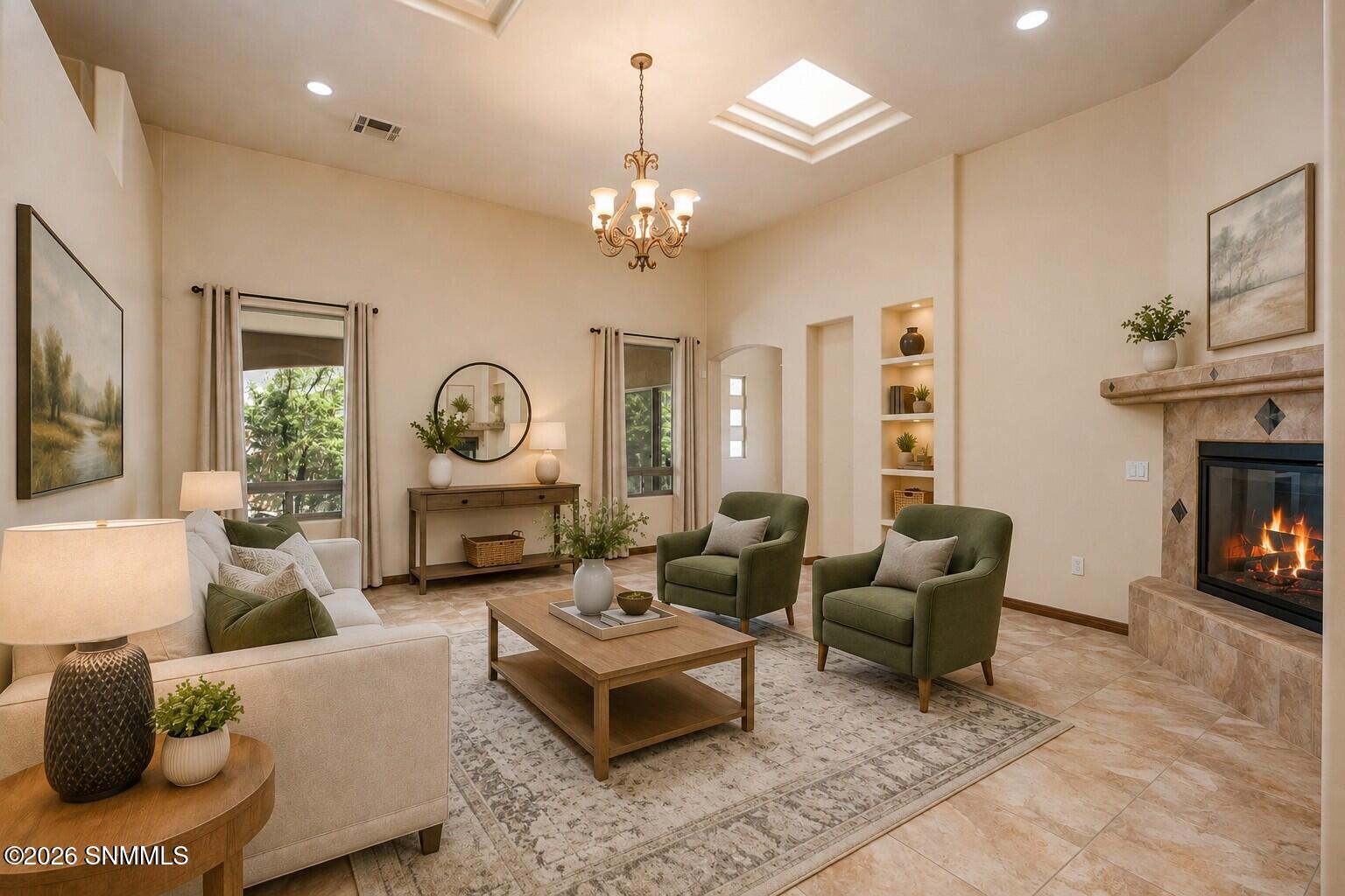 Staged Great Room Photo