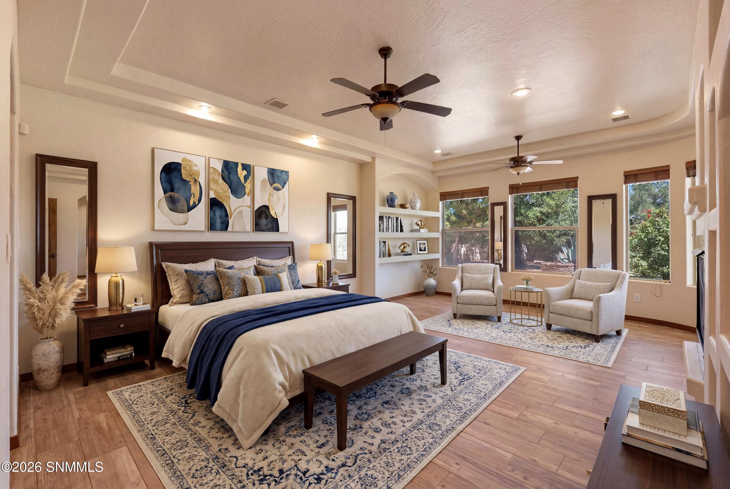Master Bedroom w Decor
