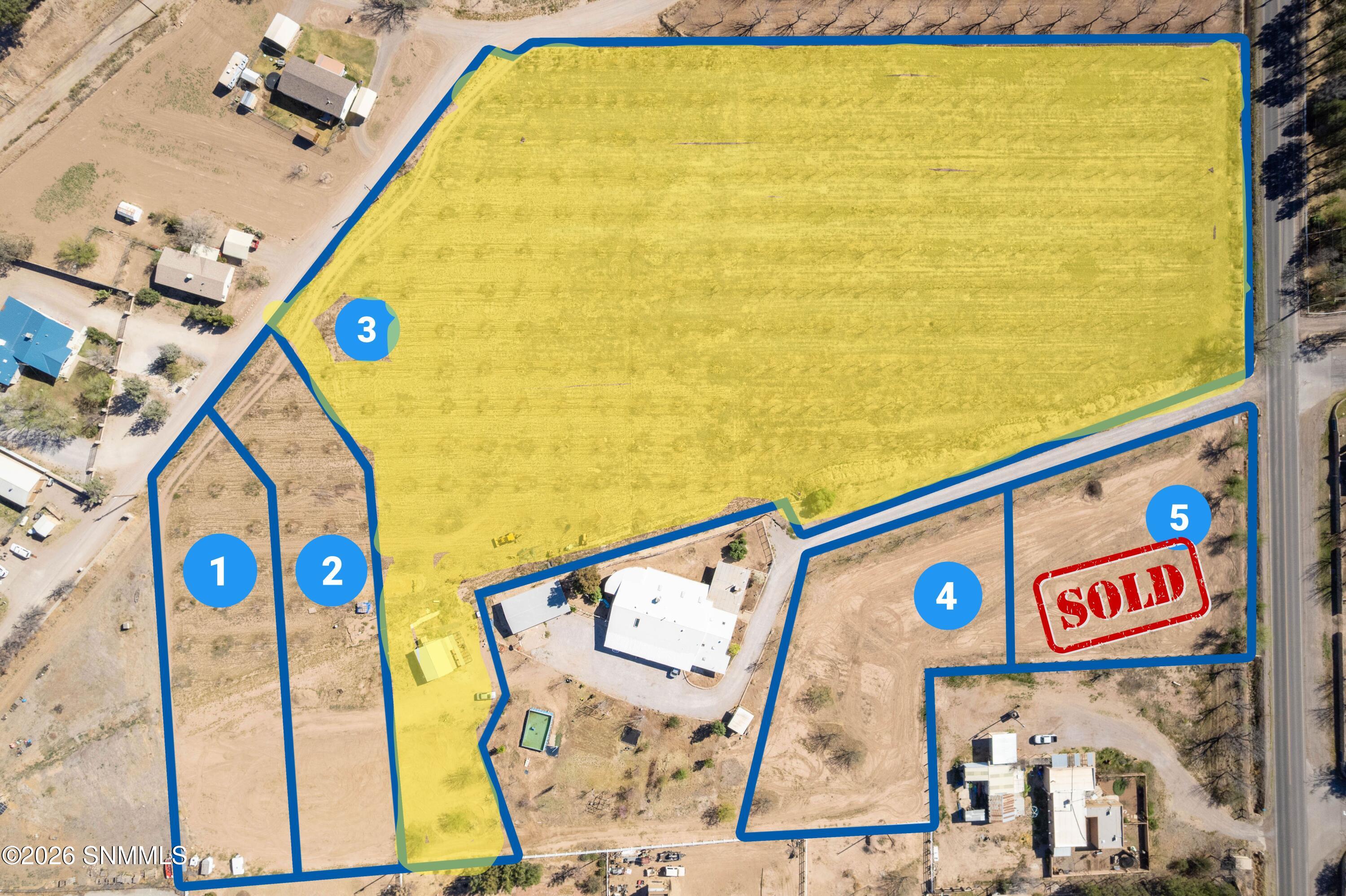 Numbered Lots Organ View Estates