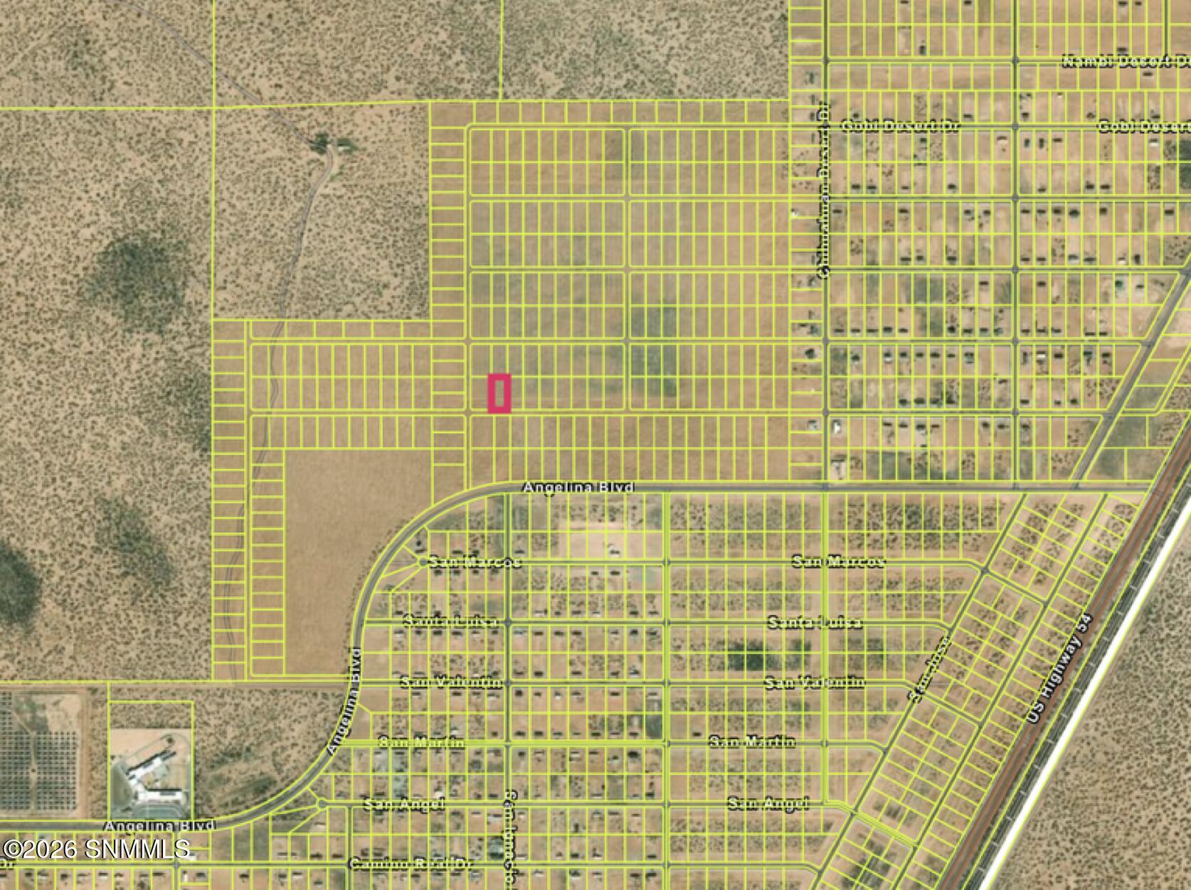 Parcel Map - 1253 Mojave Desert
