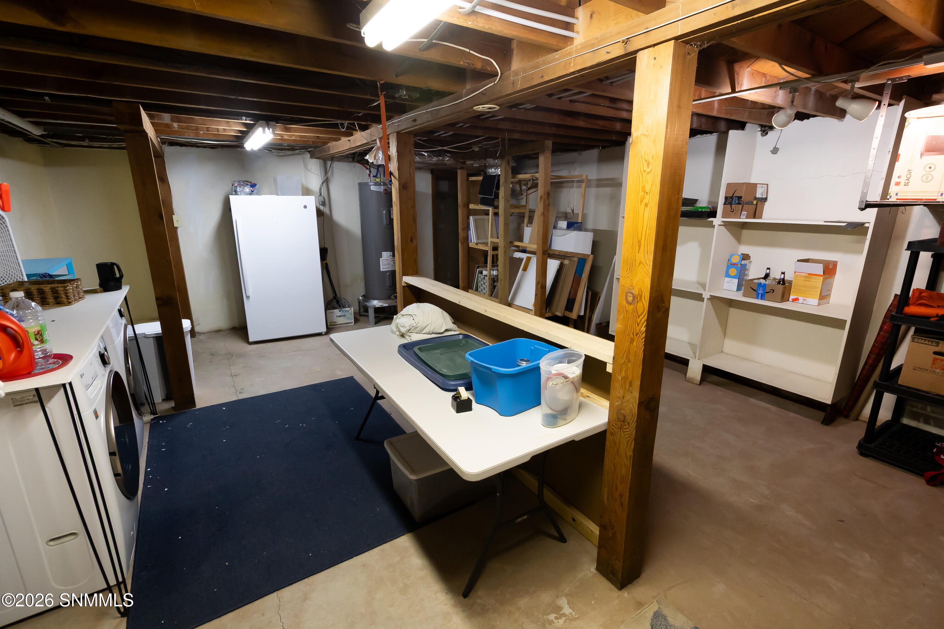 Basement laundry