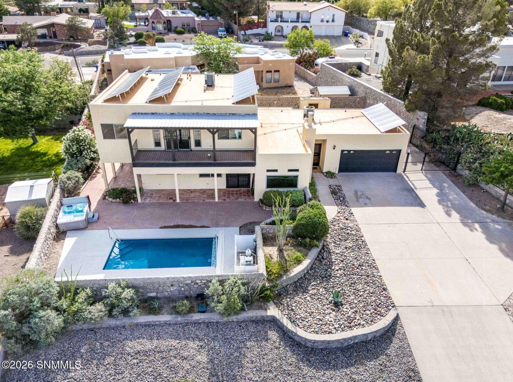 43-Aerial Front-1840 Las Tunas Dr