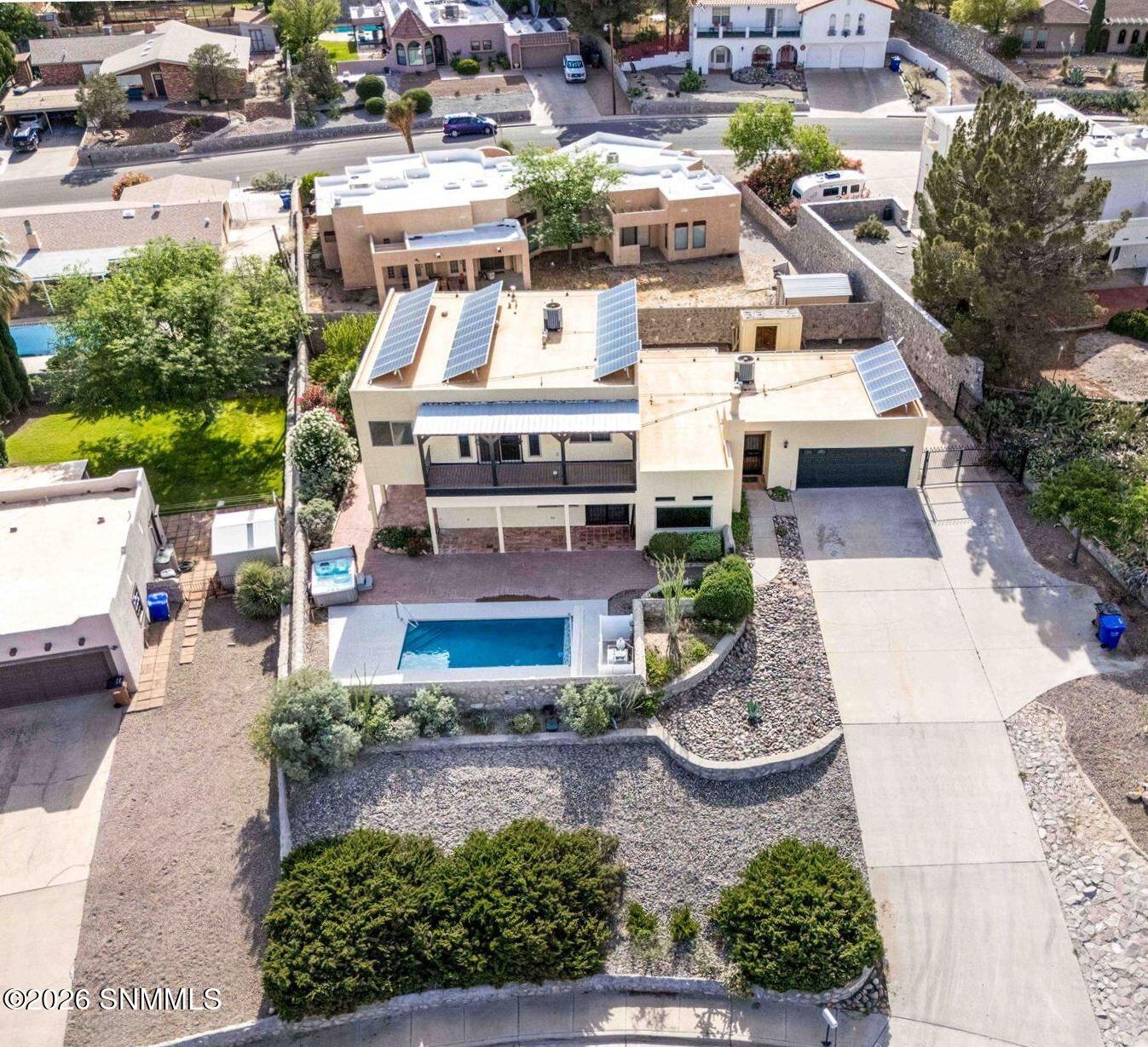 61-Aerial Front-1840 Las Tunas Dr