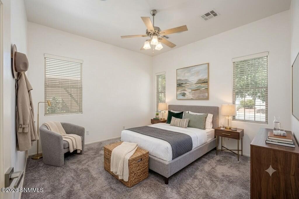 bedroom ai staged