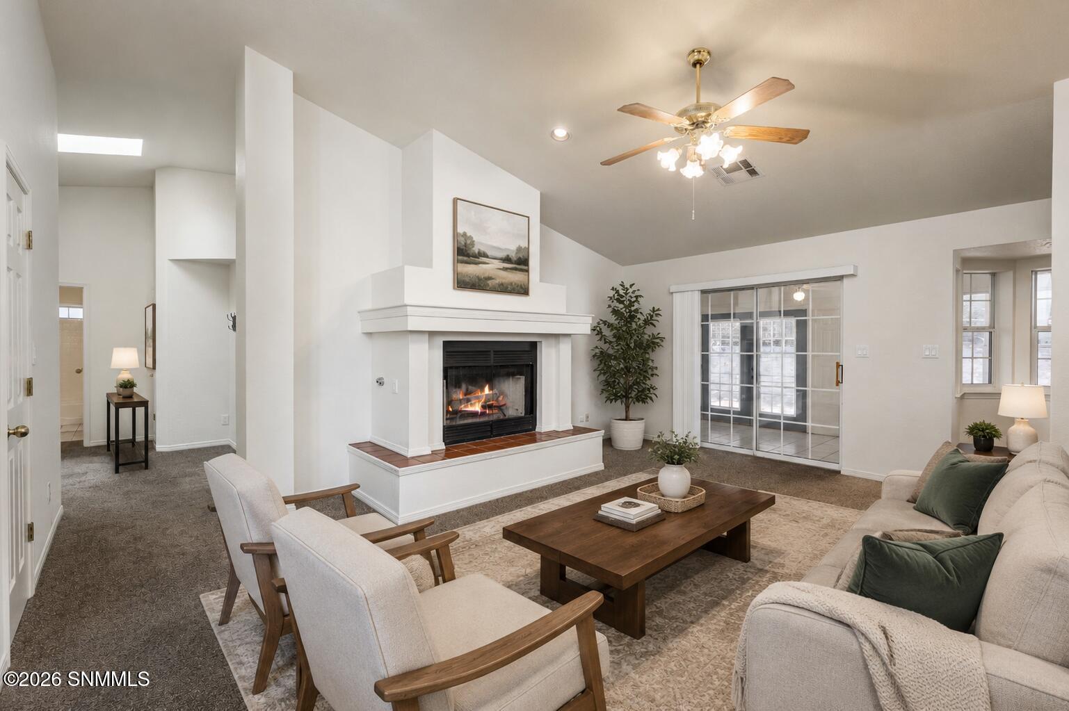 Living Room AI Staged