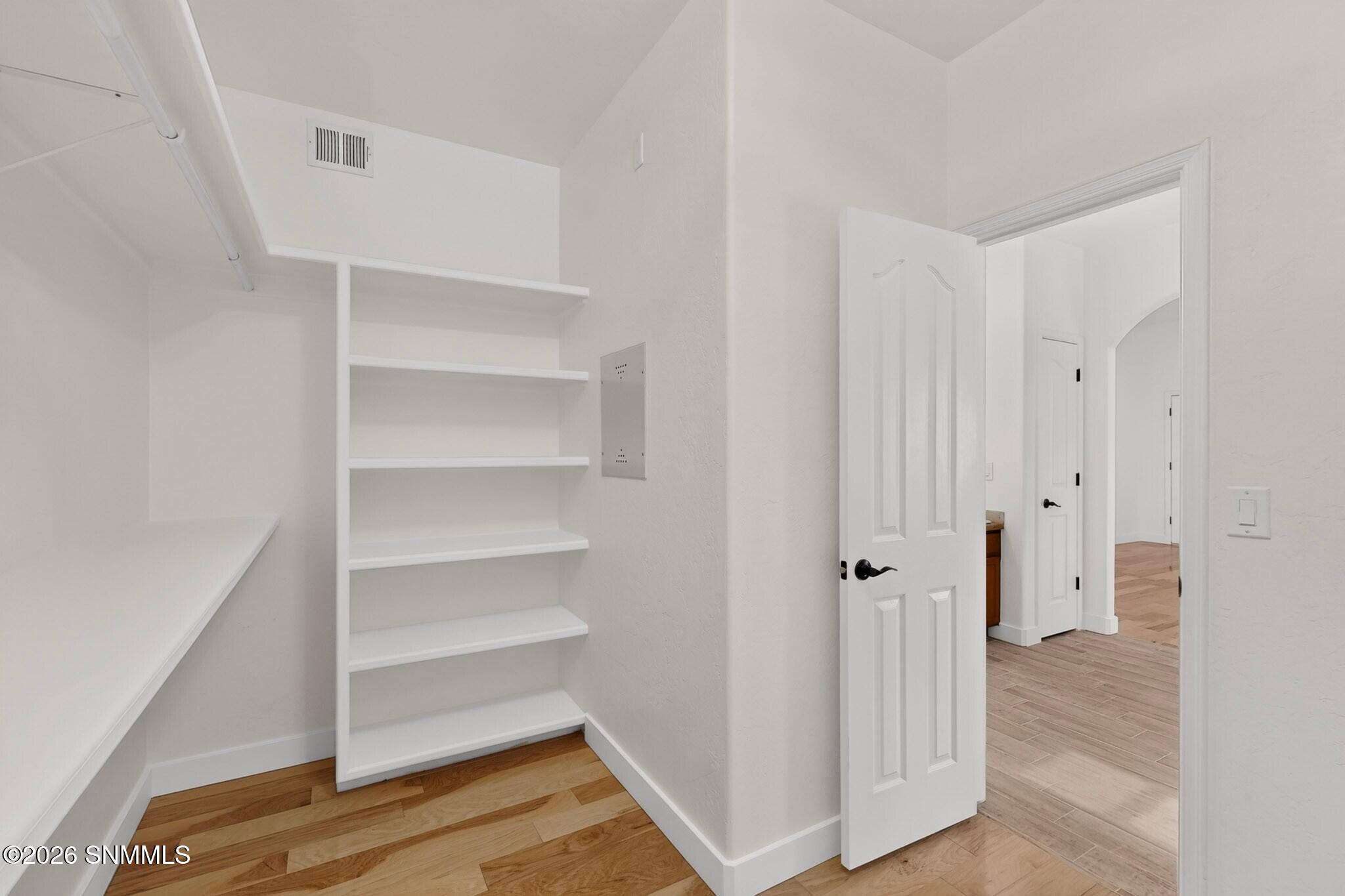 Primary closet