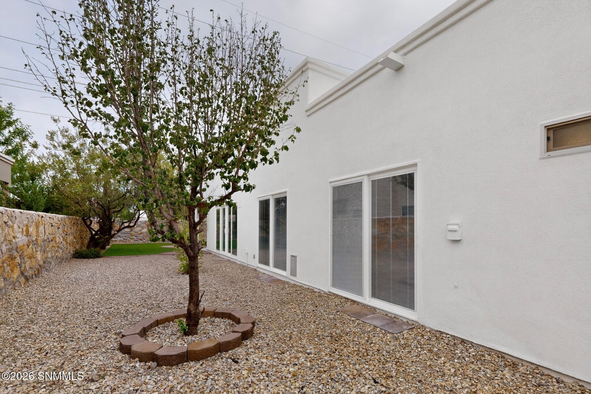 Exterior side yard