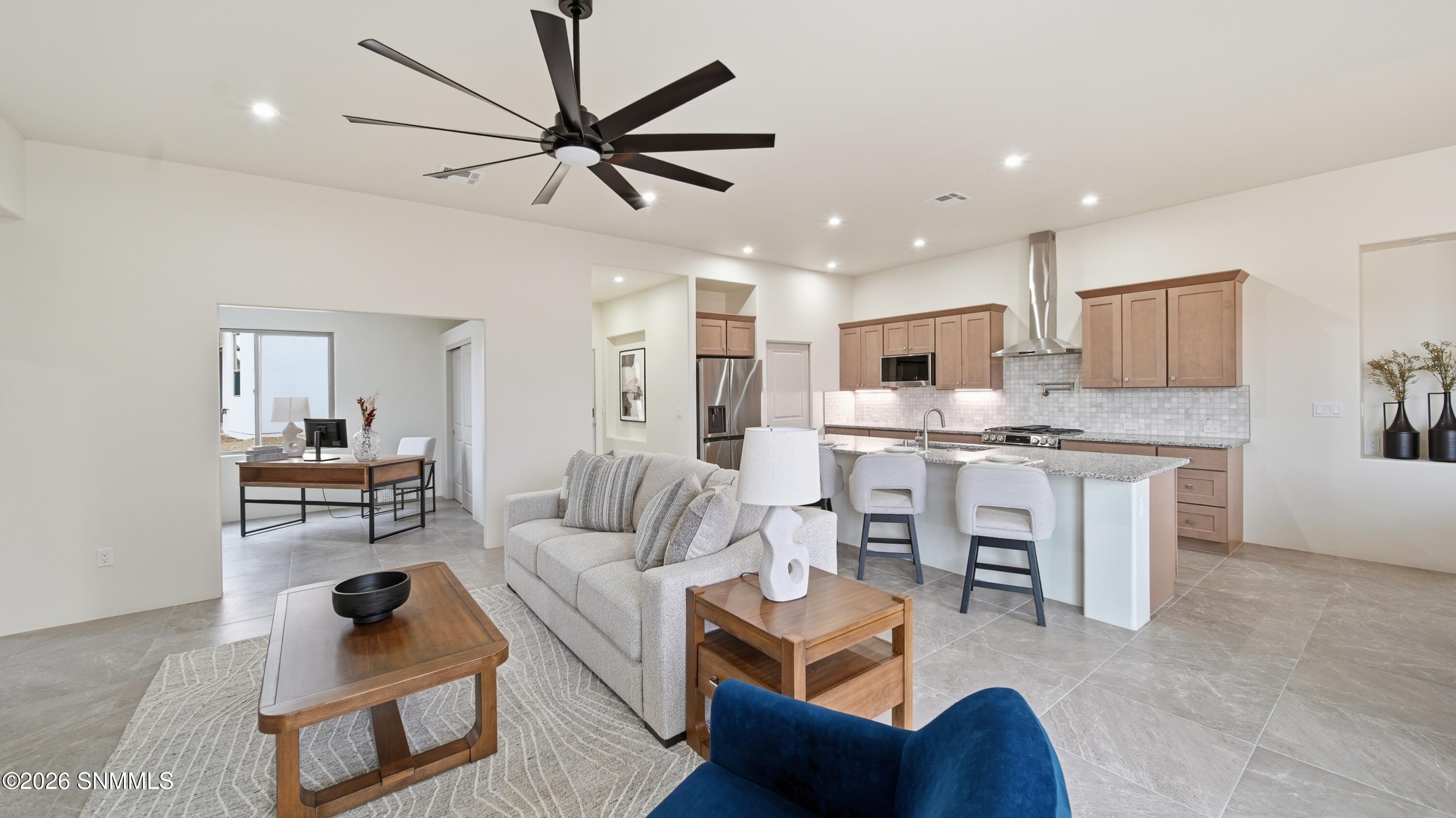 Living Area with Kitchen