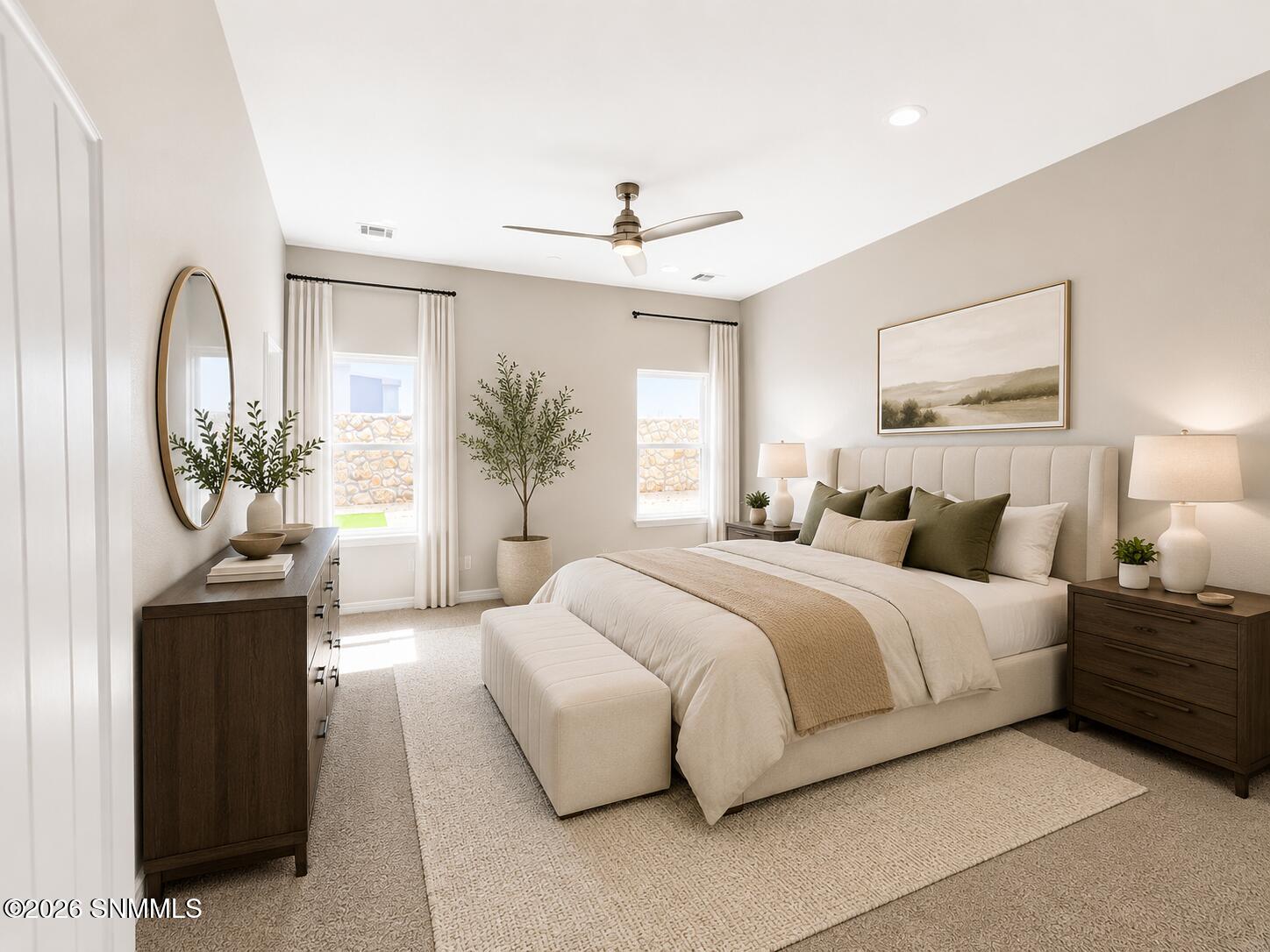 Primary Bed Staged