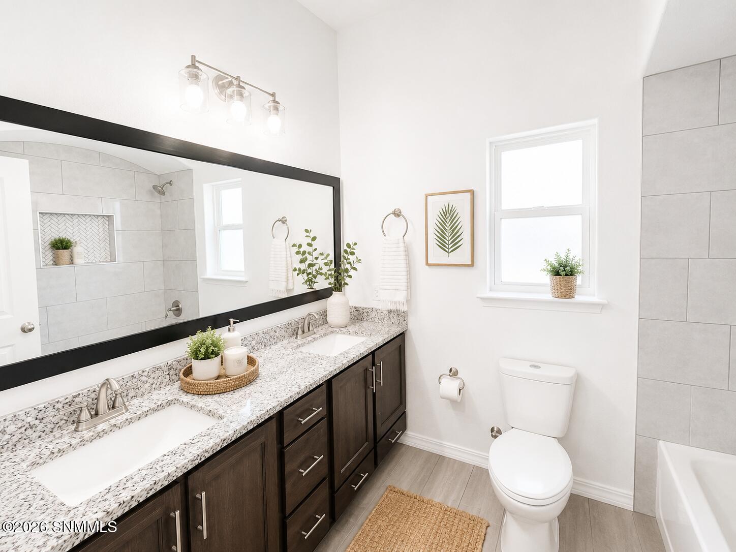 2nd bath staged