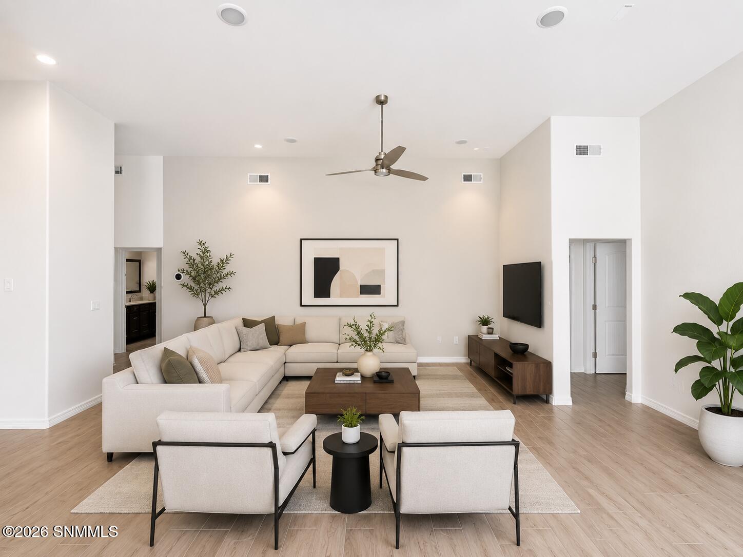Living Room Staged