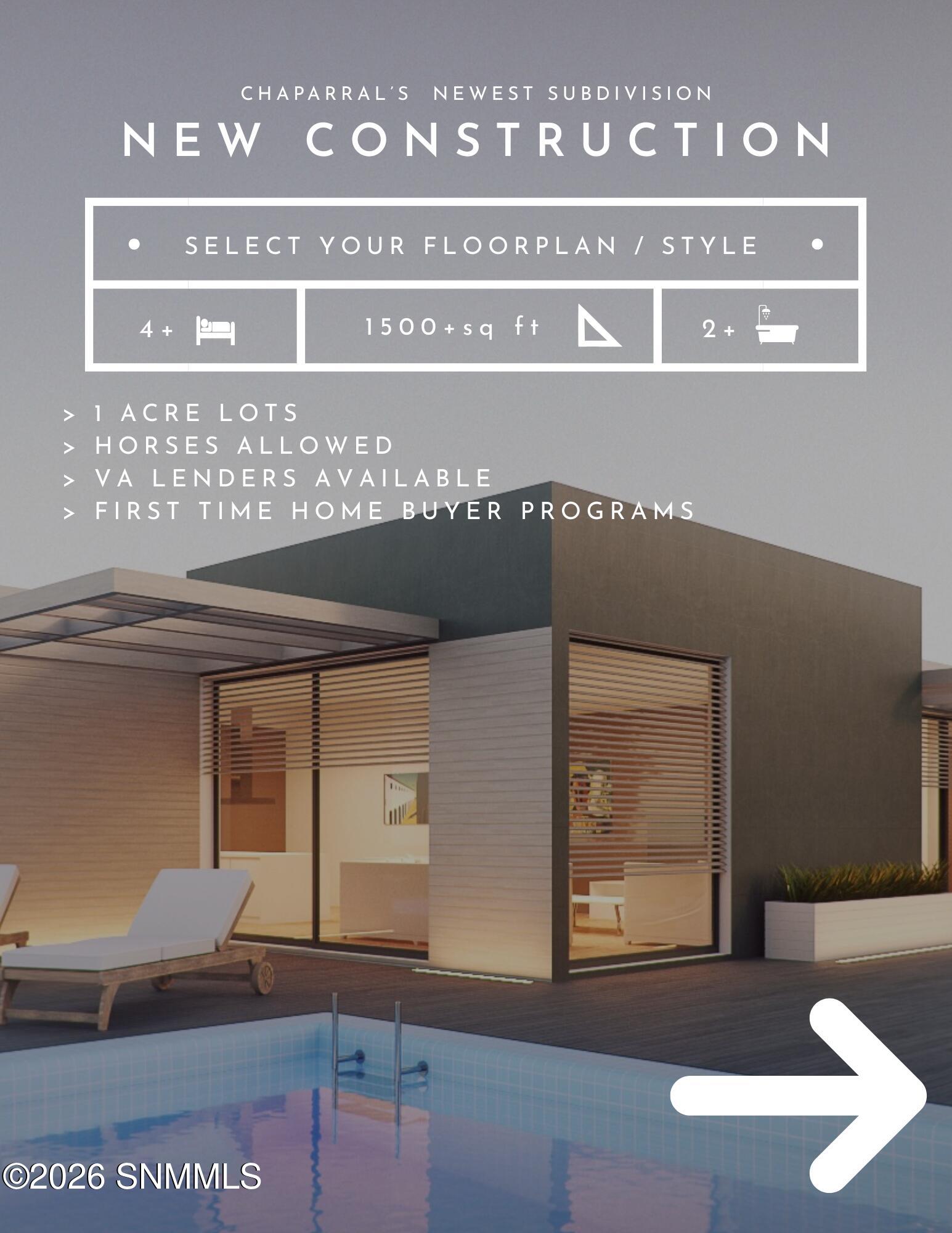 1 Acre New Construction