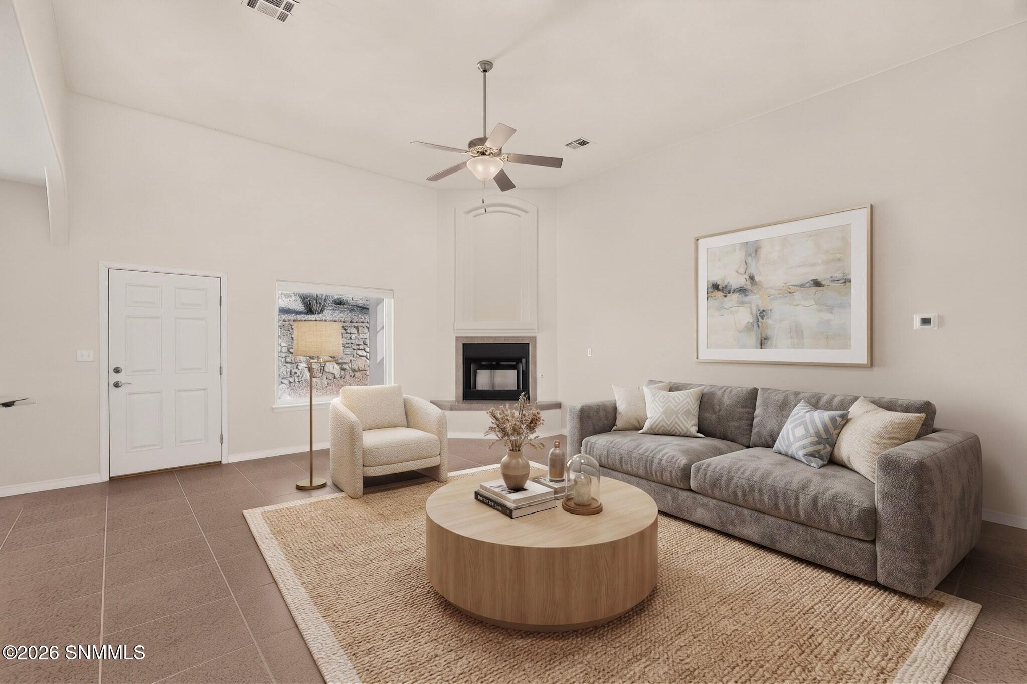 Living Area (virtually stage)