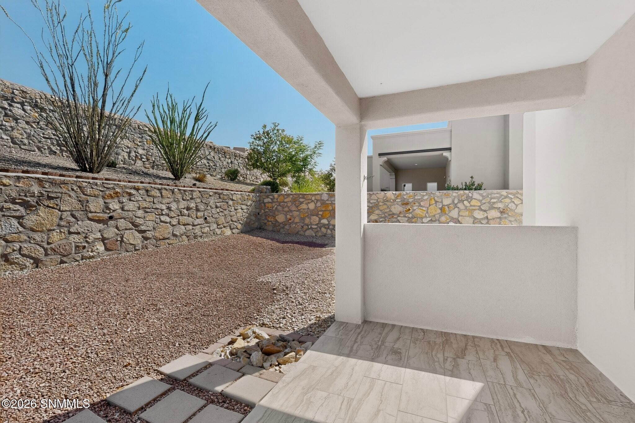 Rear Patio