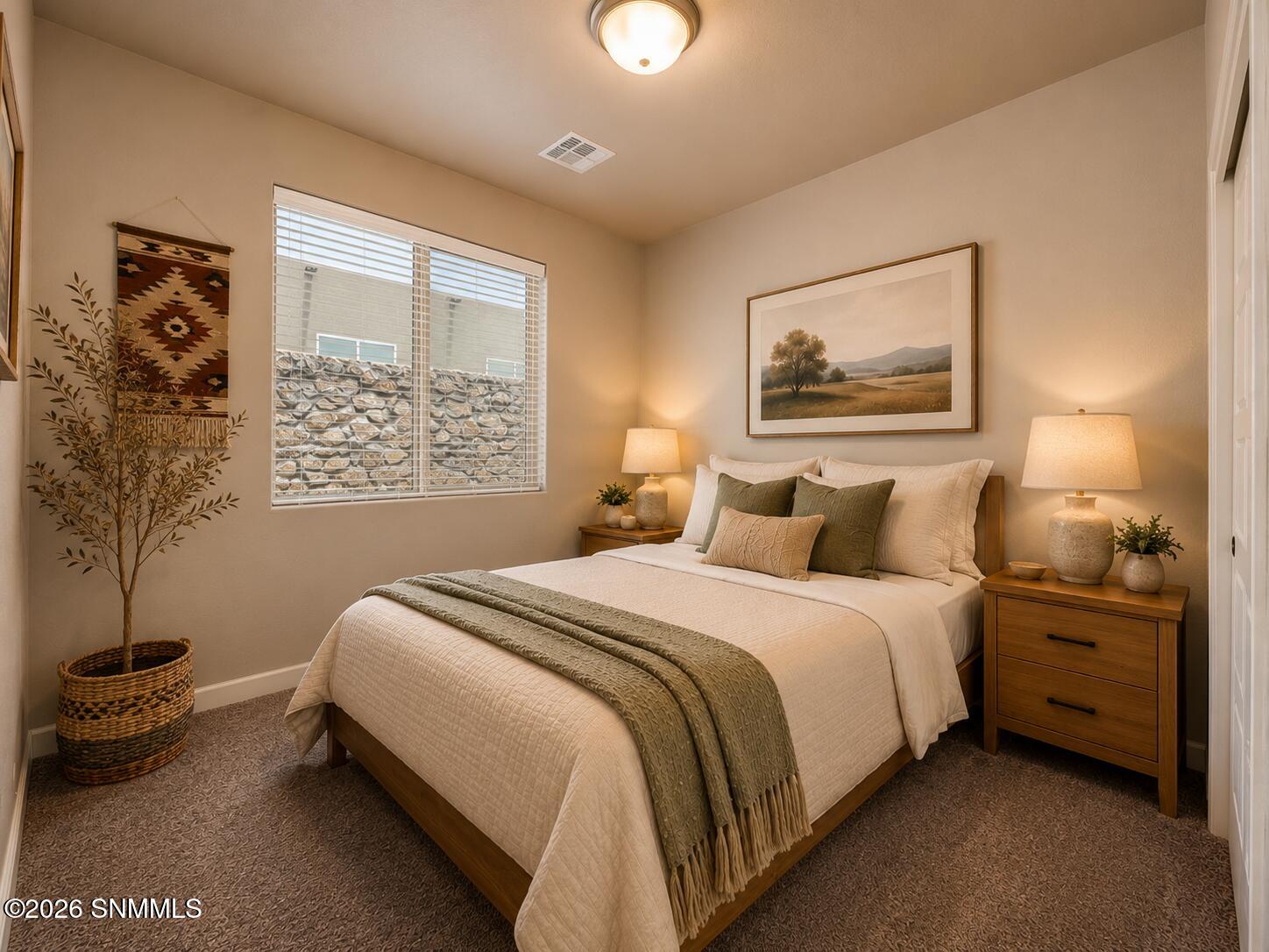 Guest Bedroom Digitally Staged