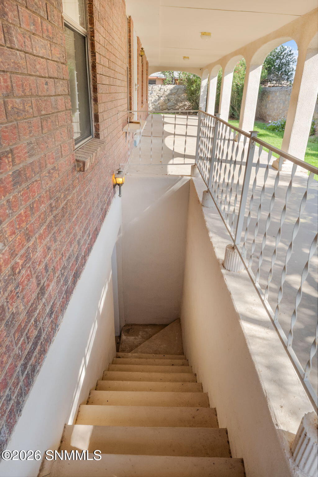 Basement Stairs from Backyard