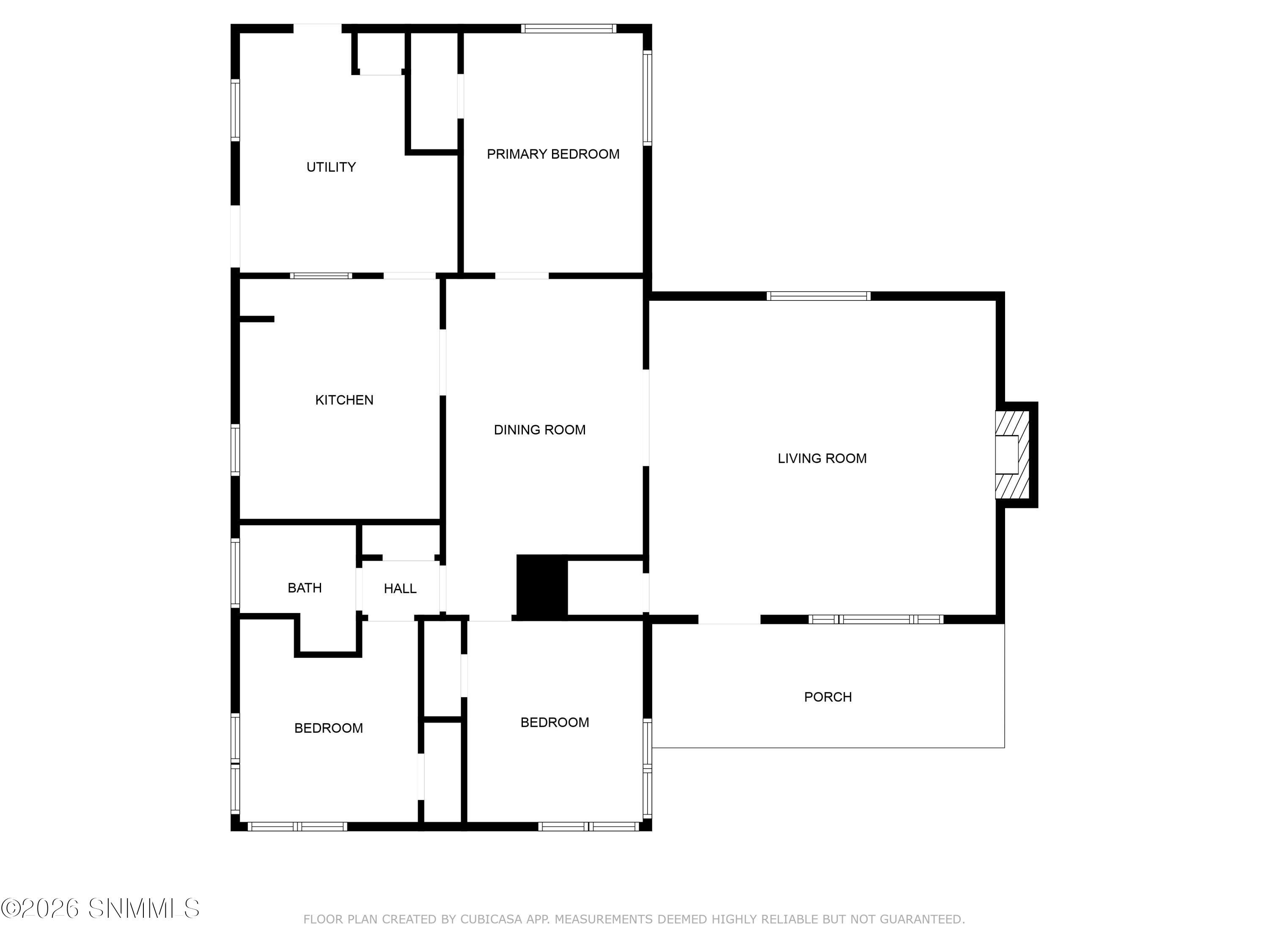 2D Floor Plan for 1604 New Mexico Highwa