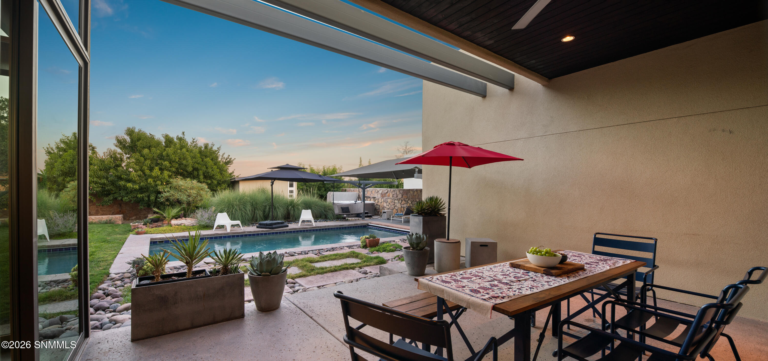 Patio View of Backyard