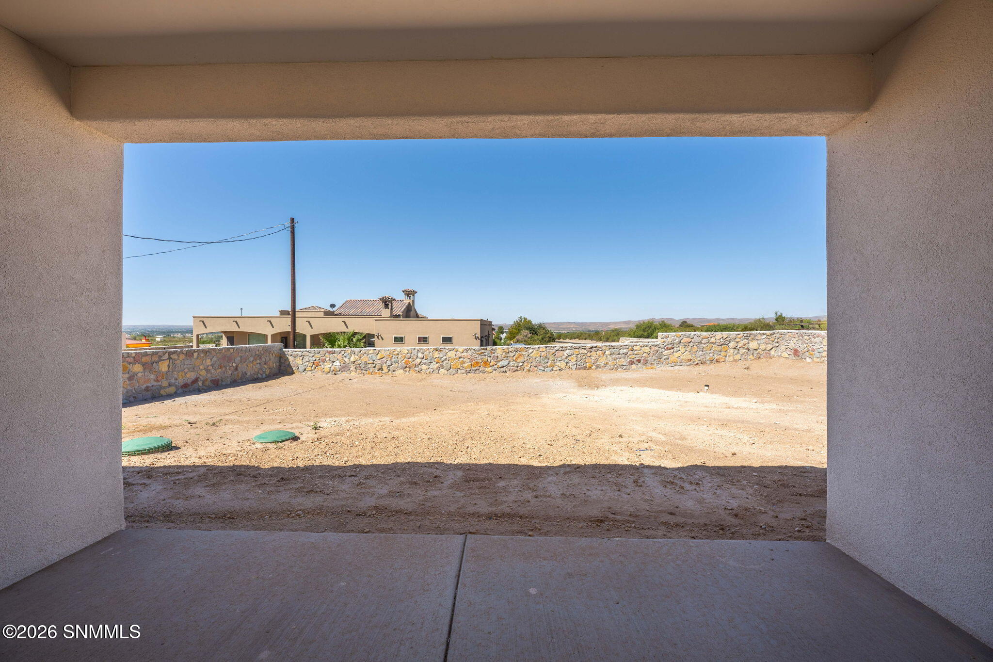 Rear Covered Patio
