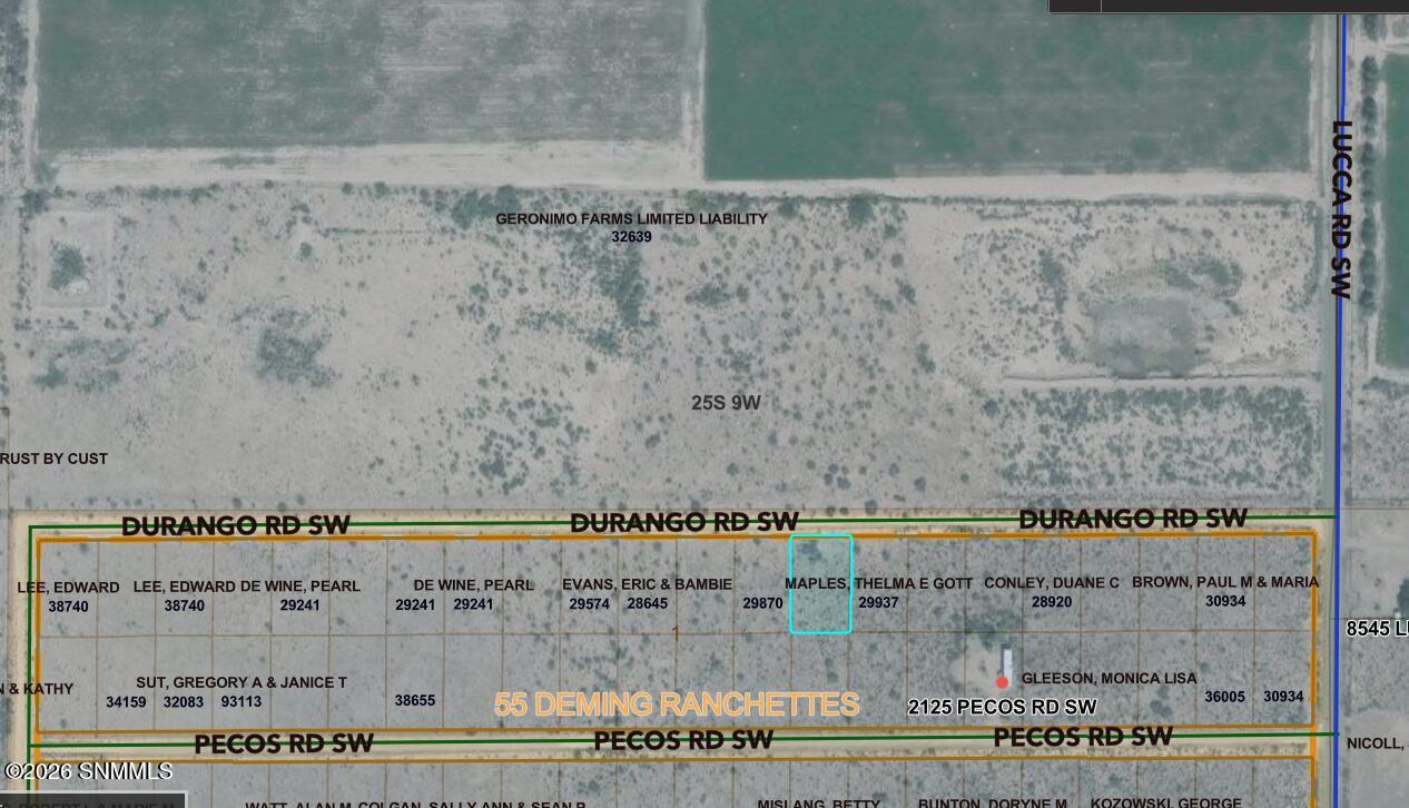 parcel map for MLS