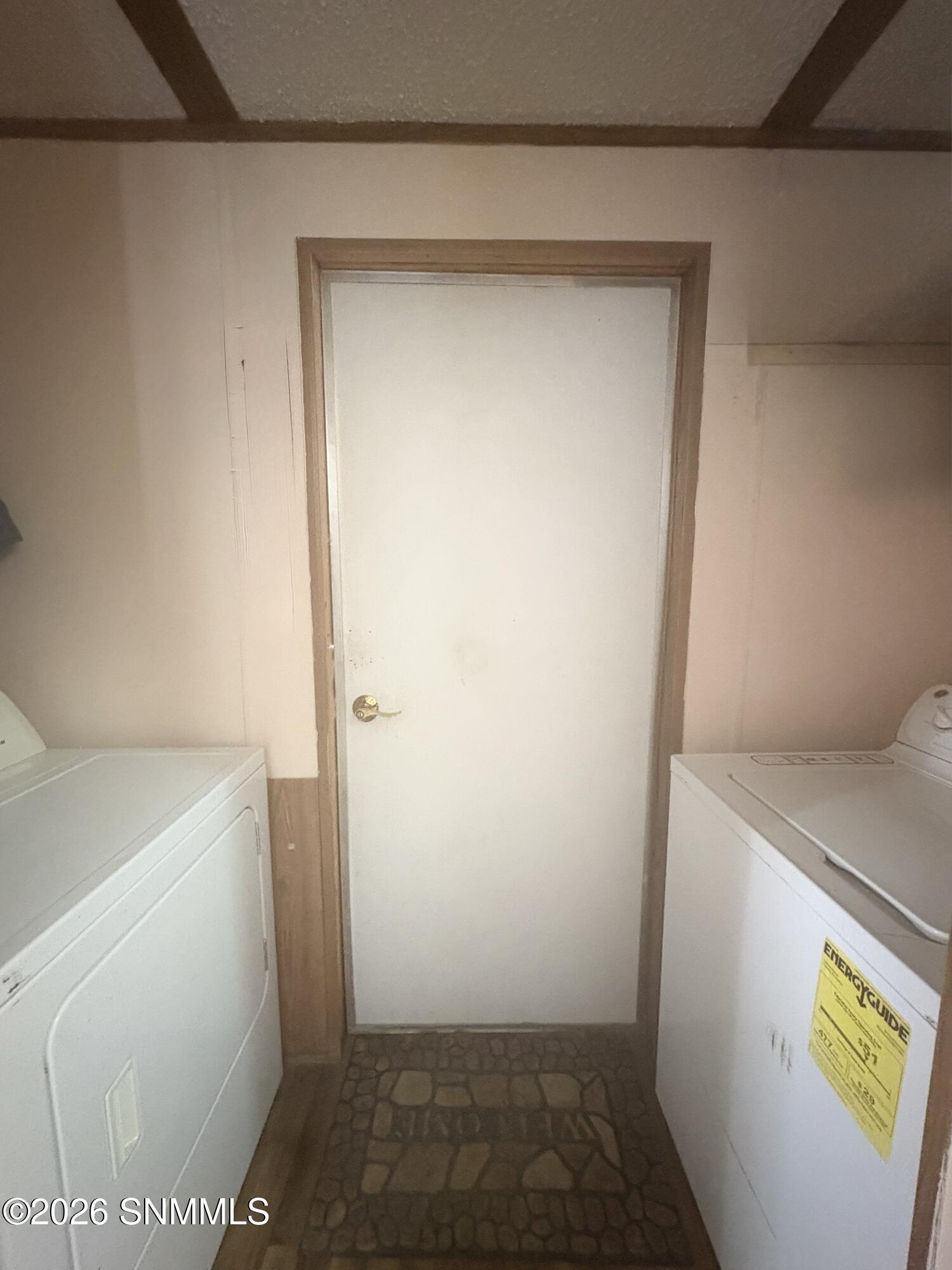 Back Door Washer and Dryer