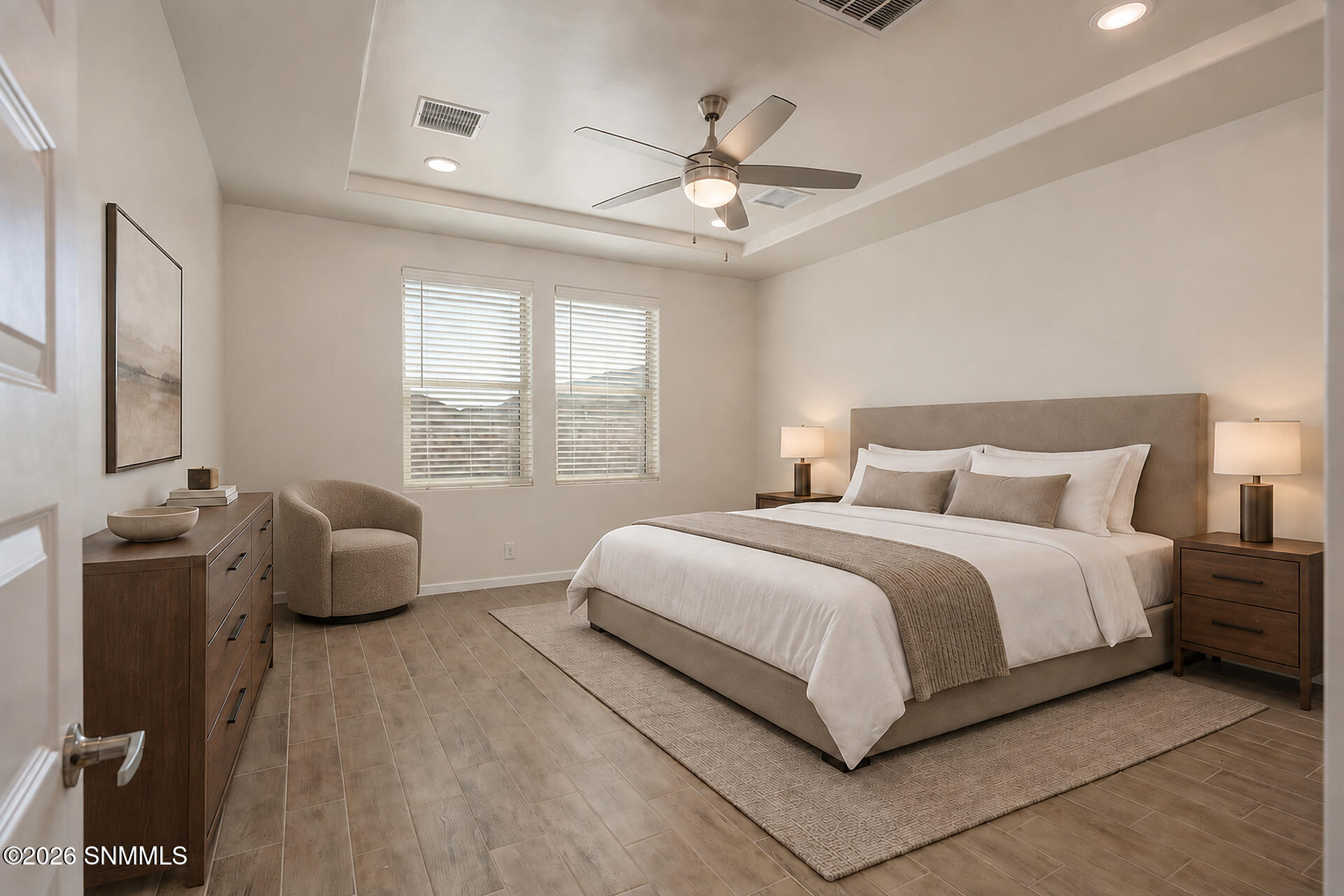Primary Bedroom Virtually Staged