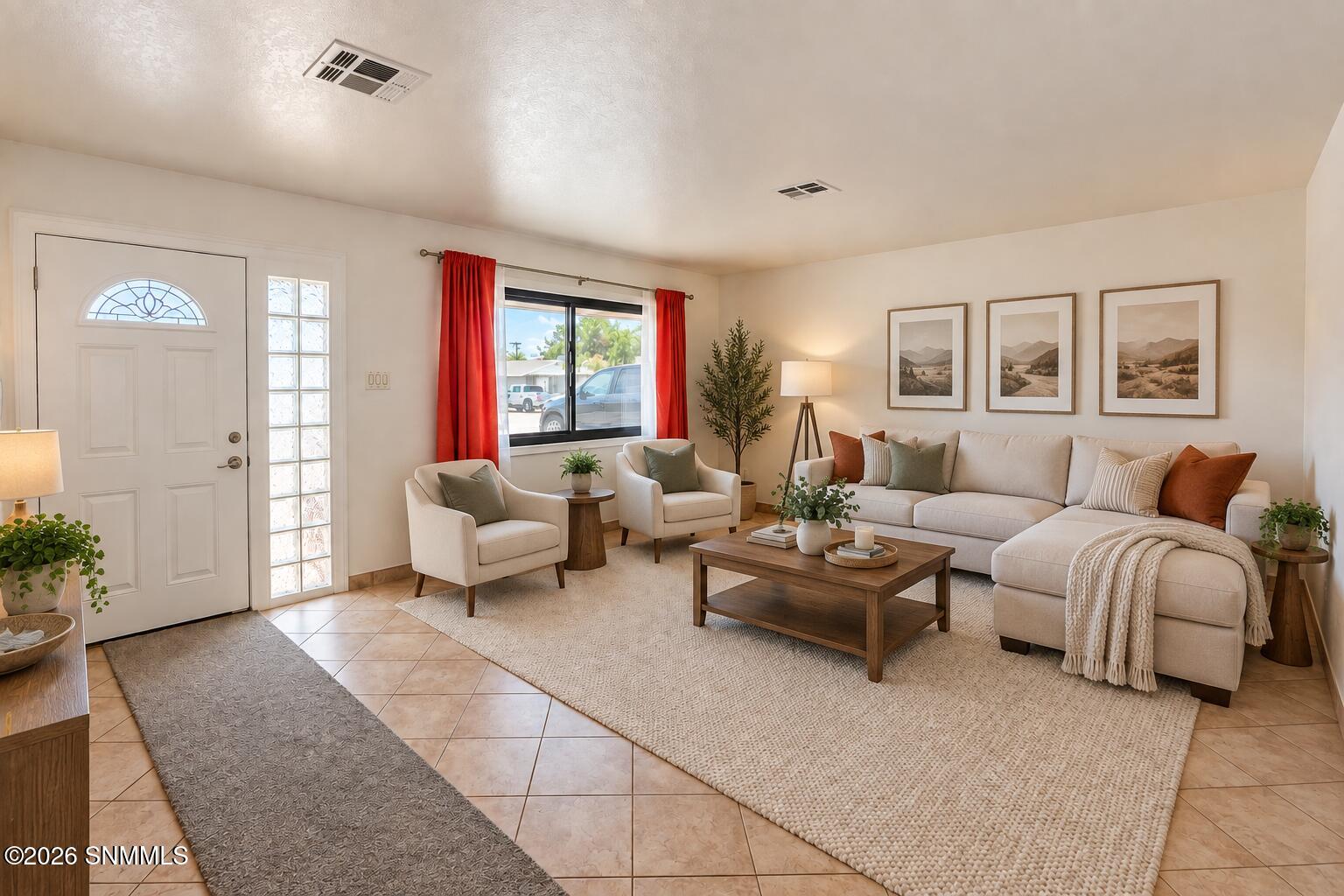 6staged Front Living Rm