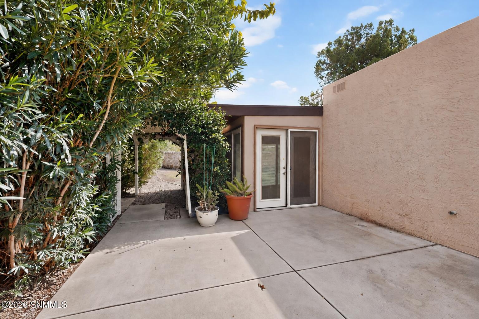 Rear Patio