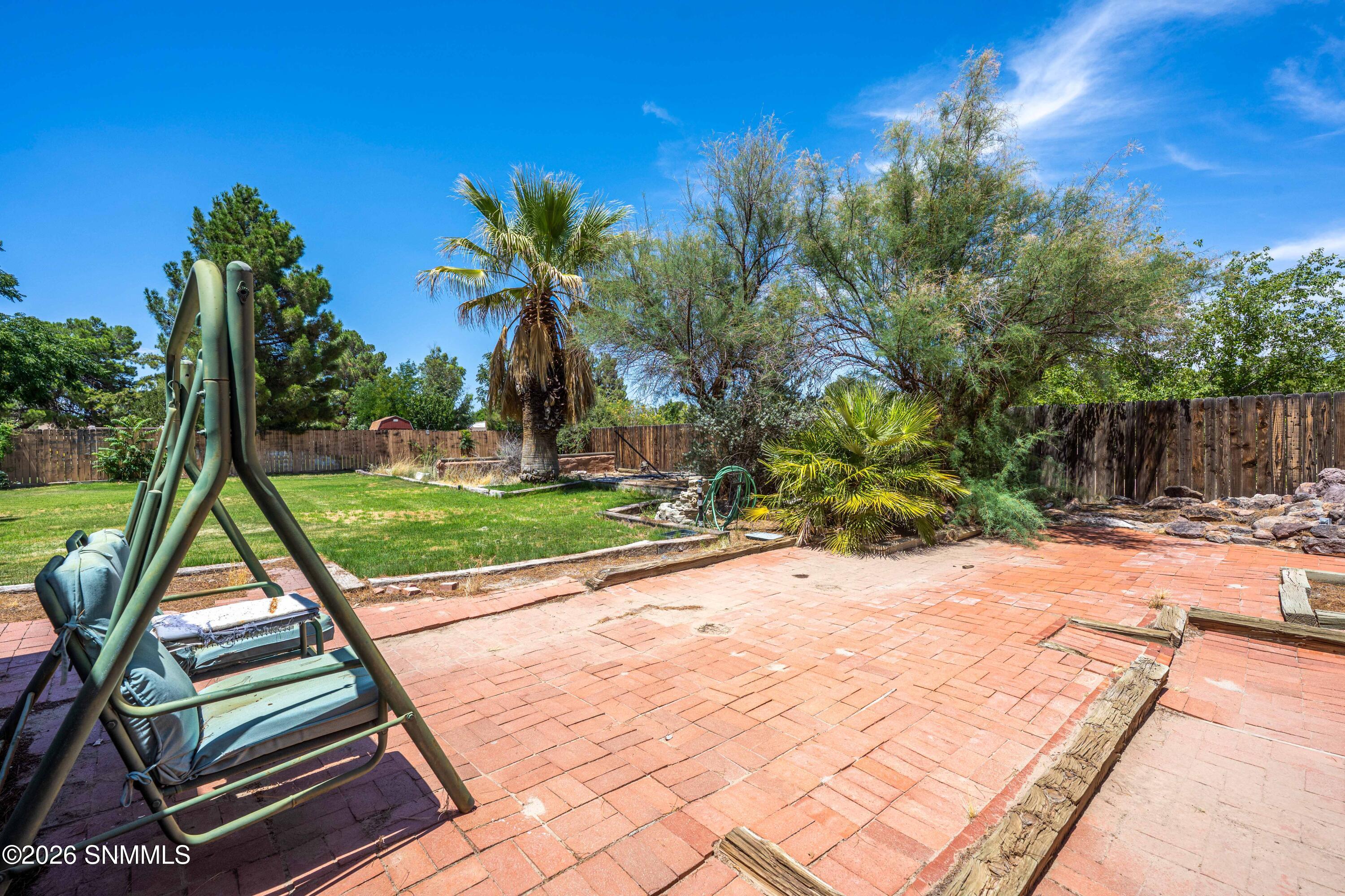 Rear yard