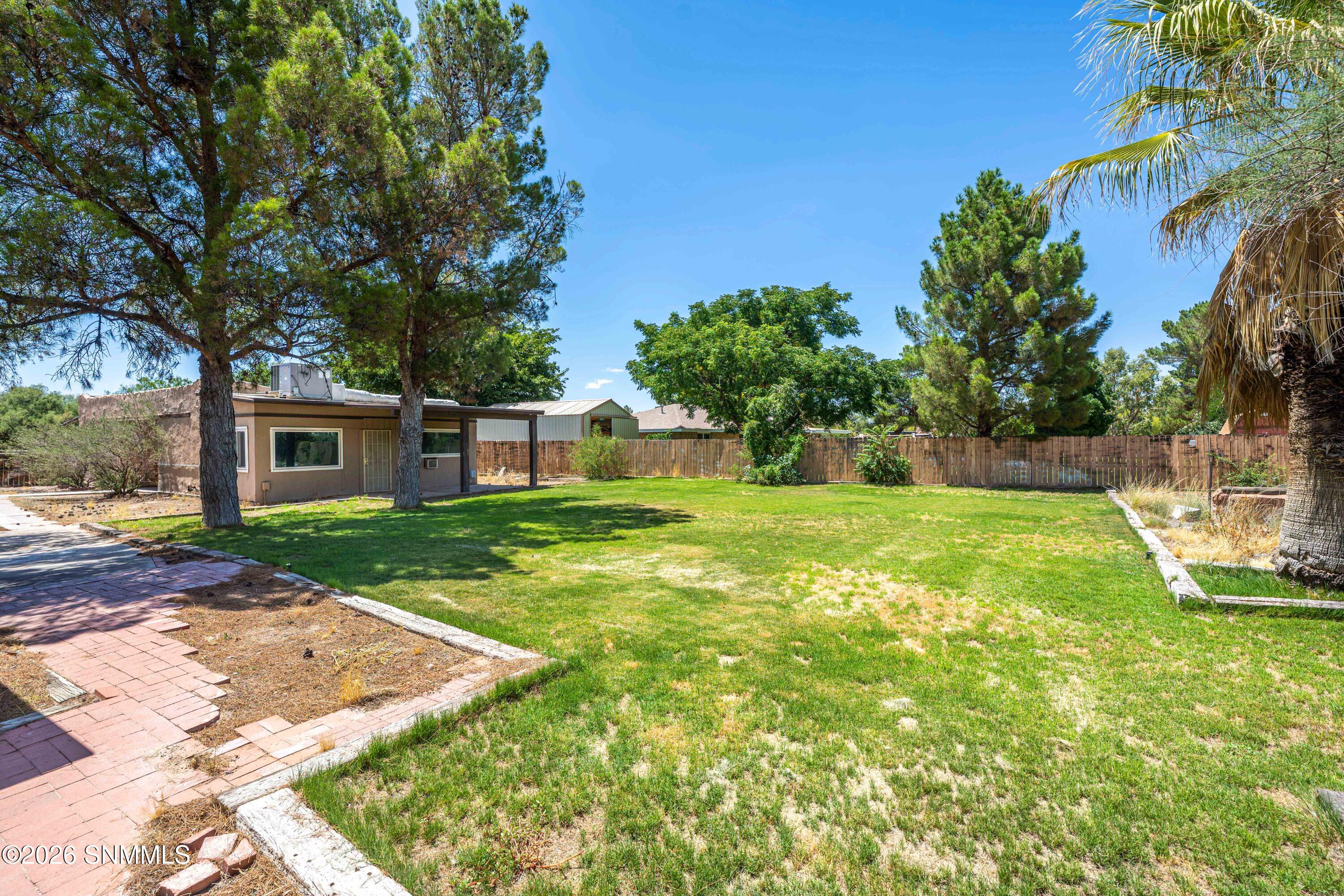Rear yard