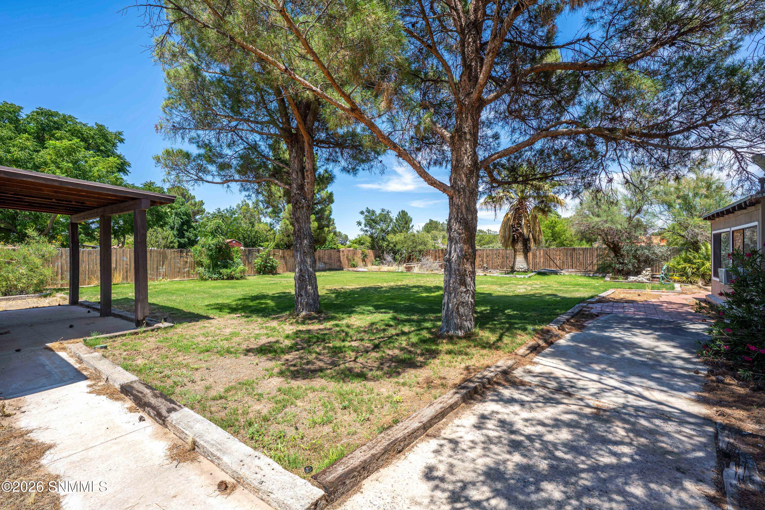 Rear yard