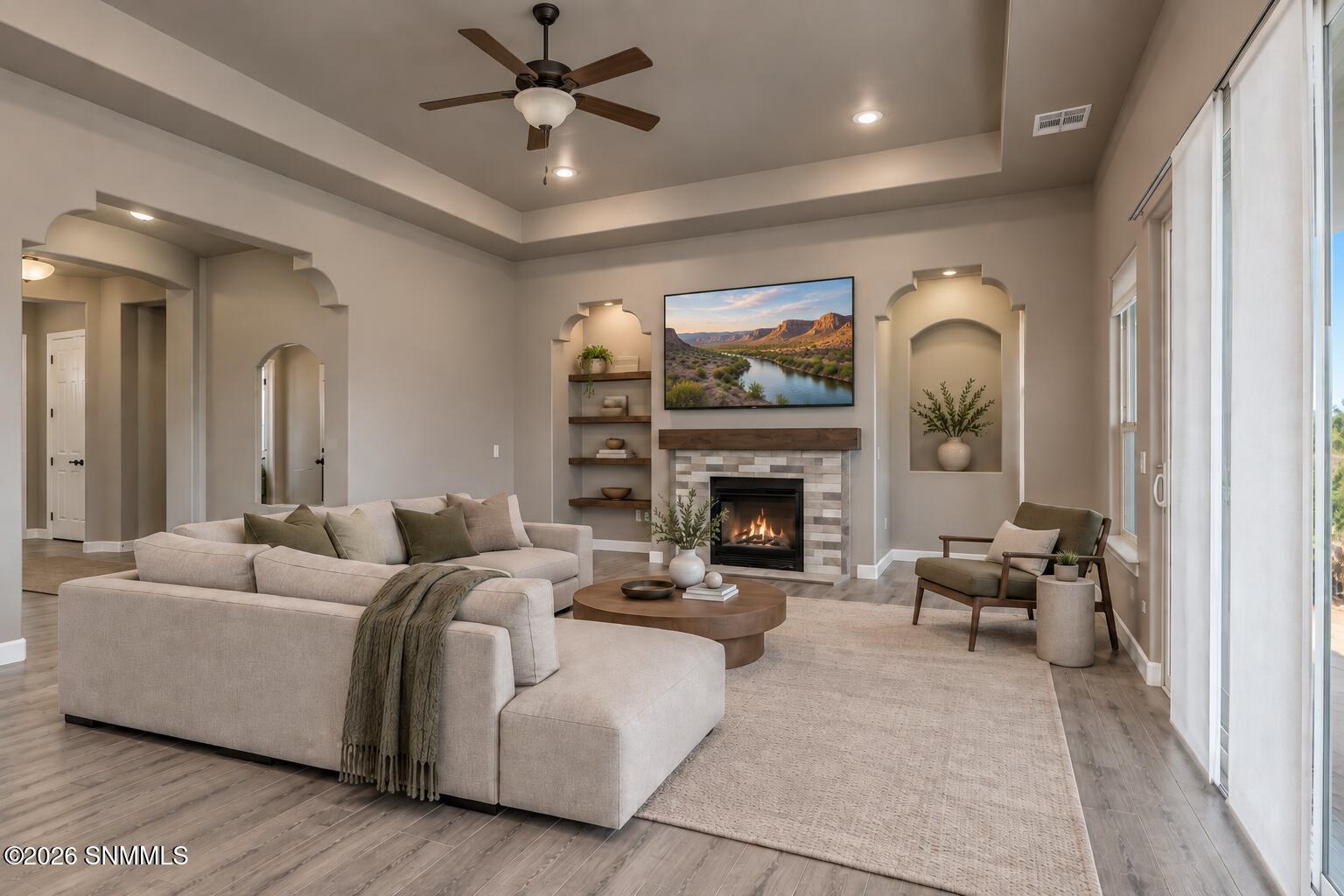 Living Room Virtual Staging