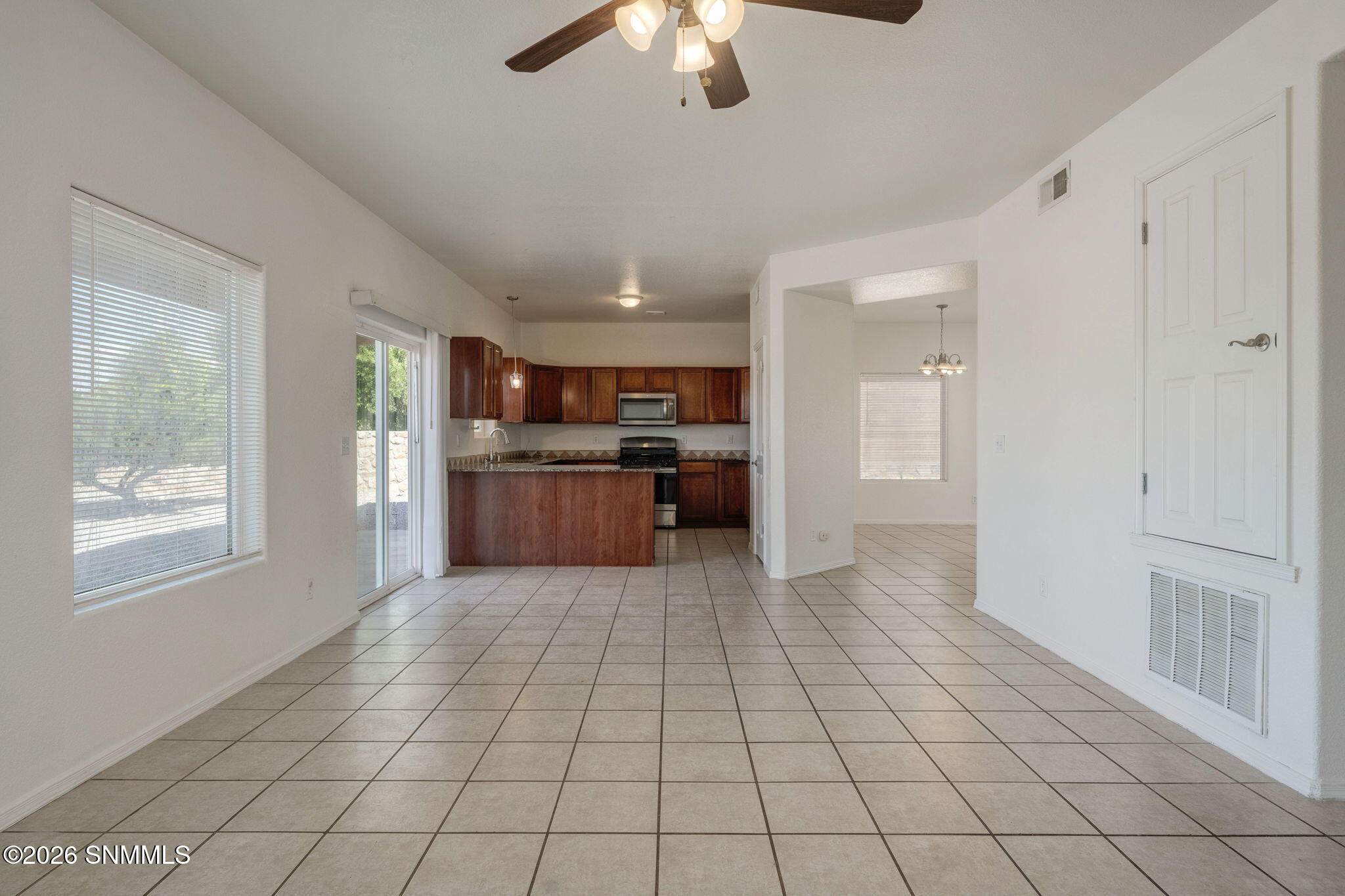 Family Room into Kitchen