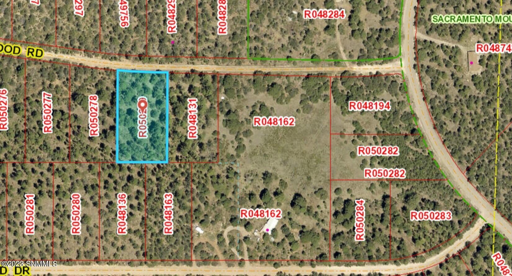 Aerial view lot 34