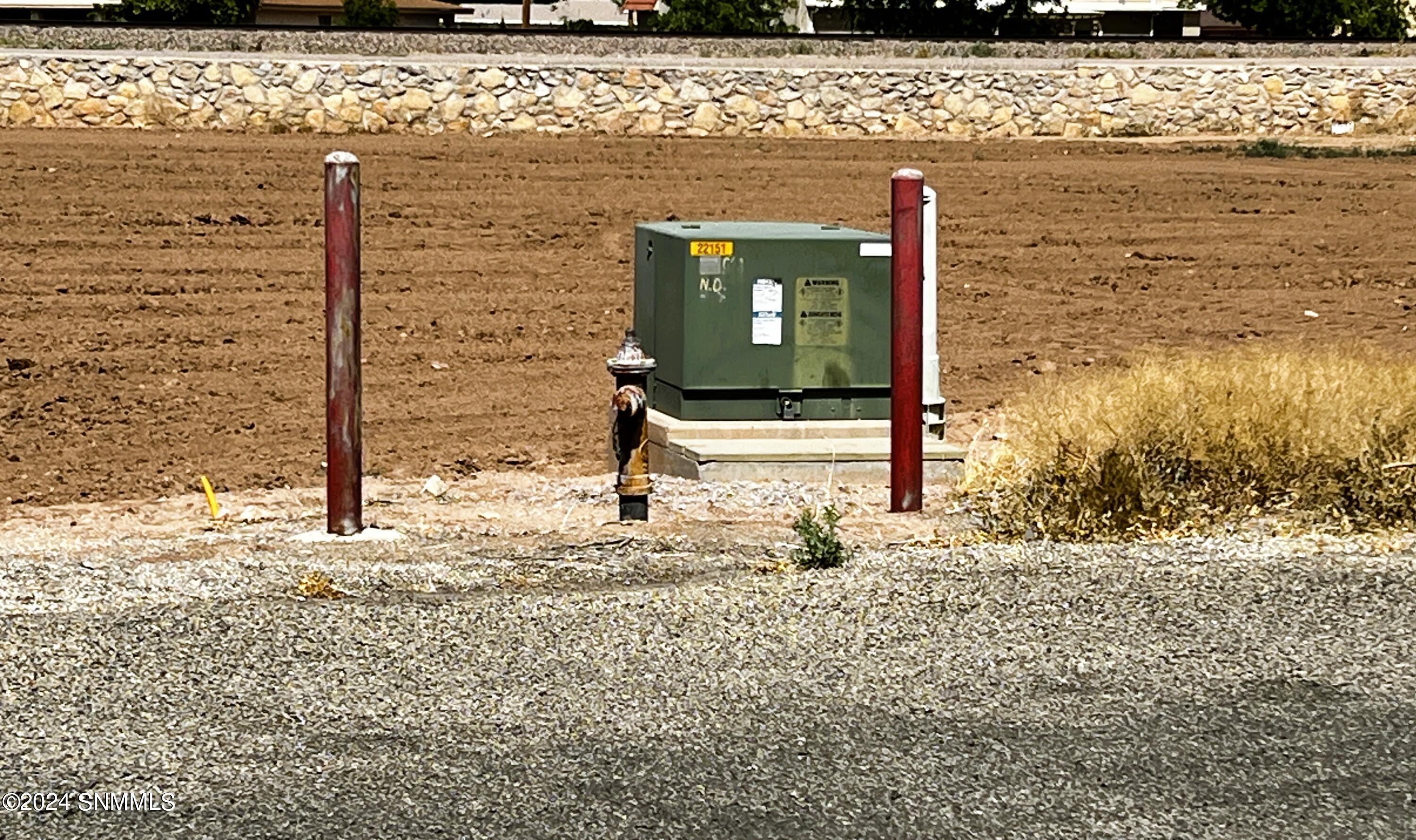 Water, gas, electric at the street